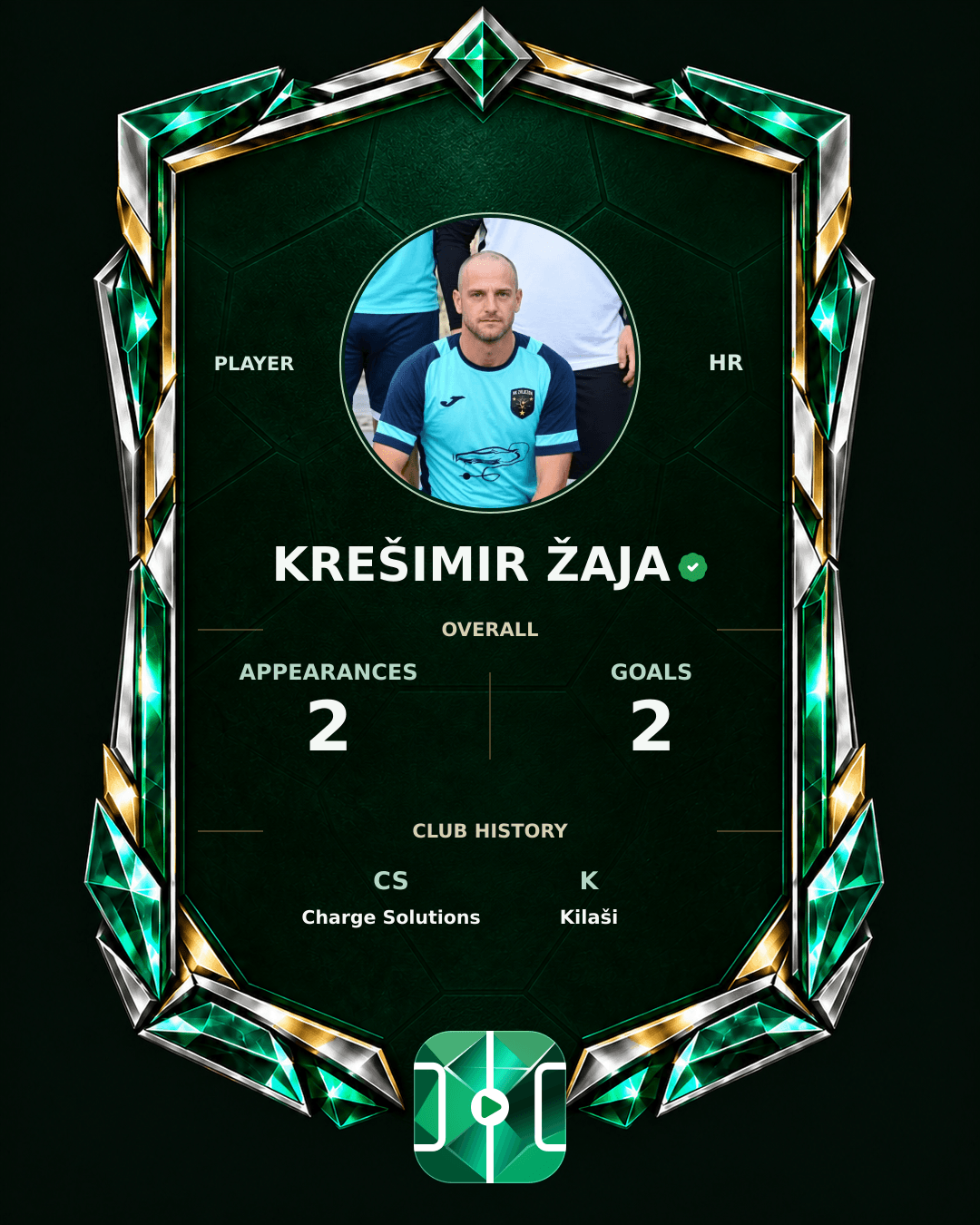 Krešimir Žaja's PLAYGRND profile graphic
