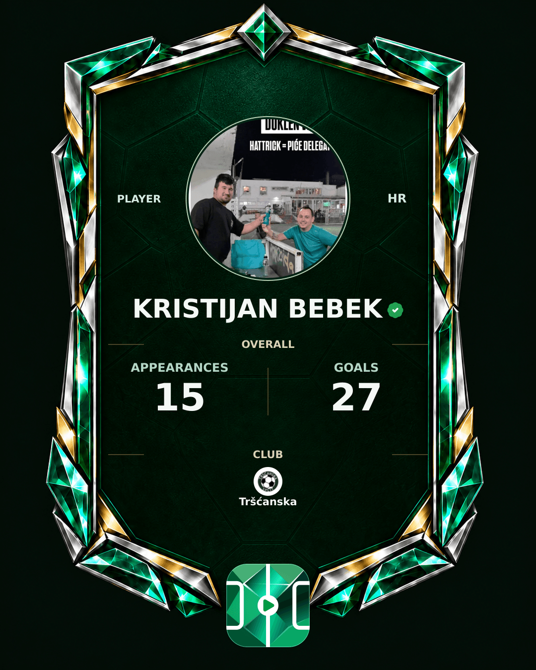 Kristijan Bebek's PLAYGRND profile graphic