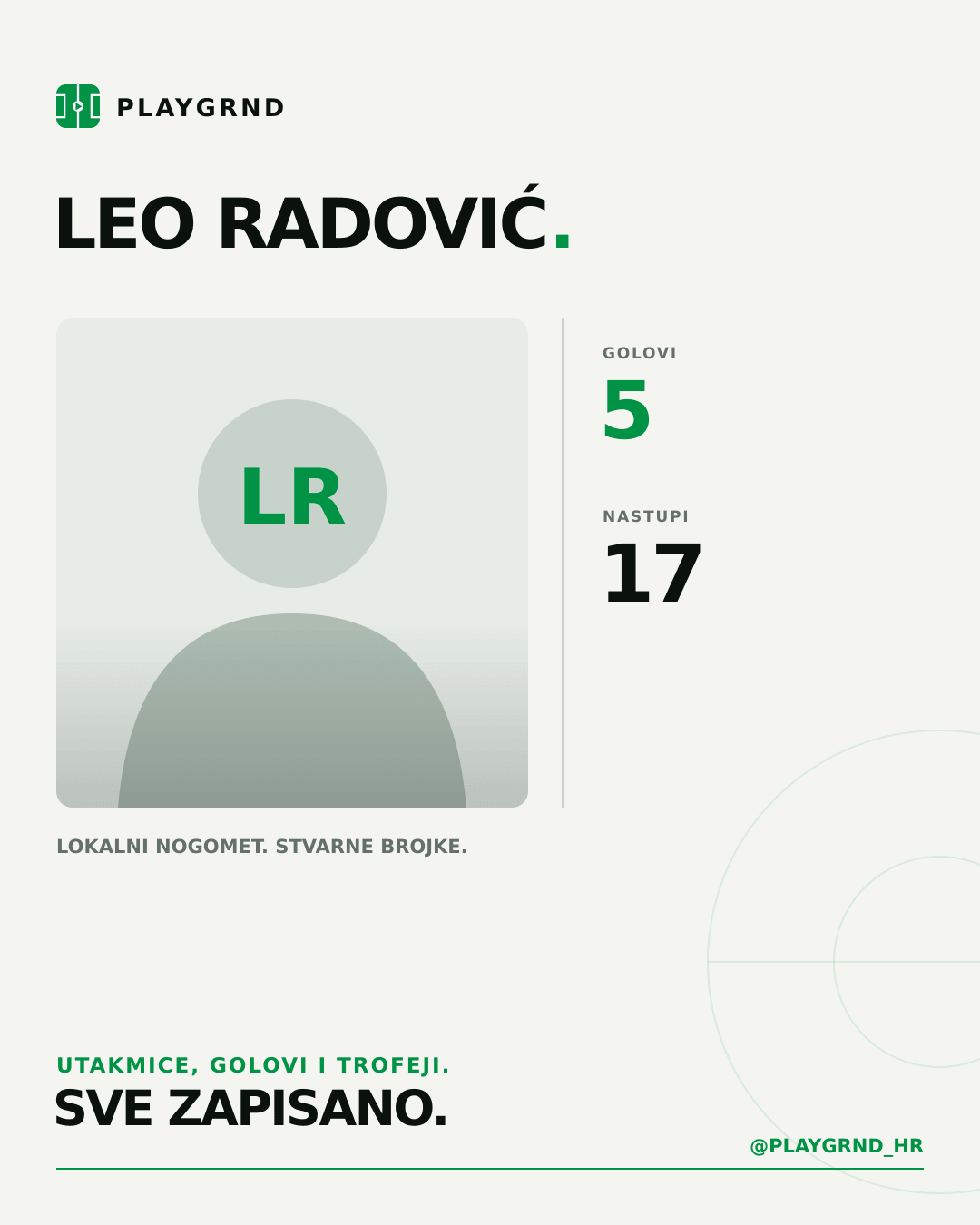 PLAYGRND grafika profila Leo Radović