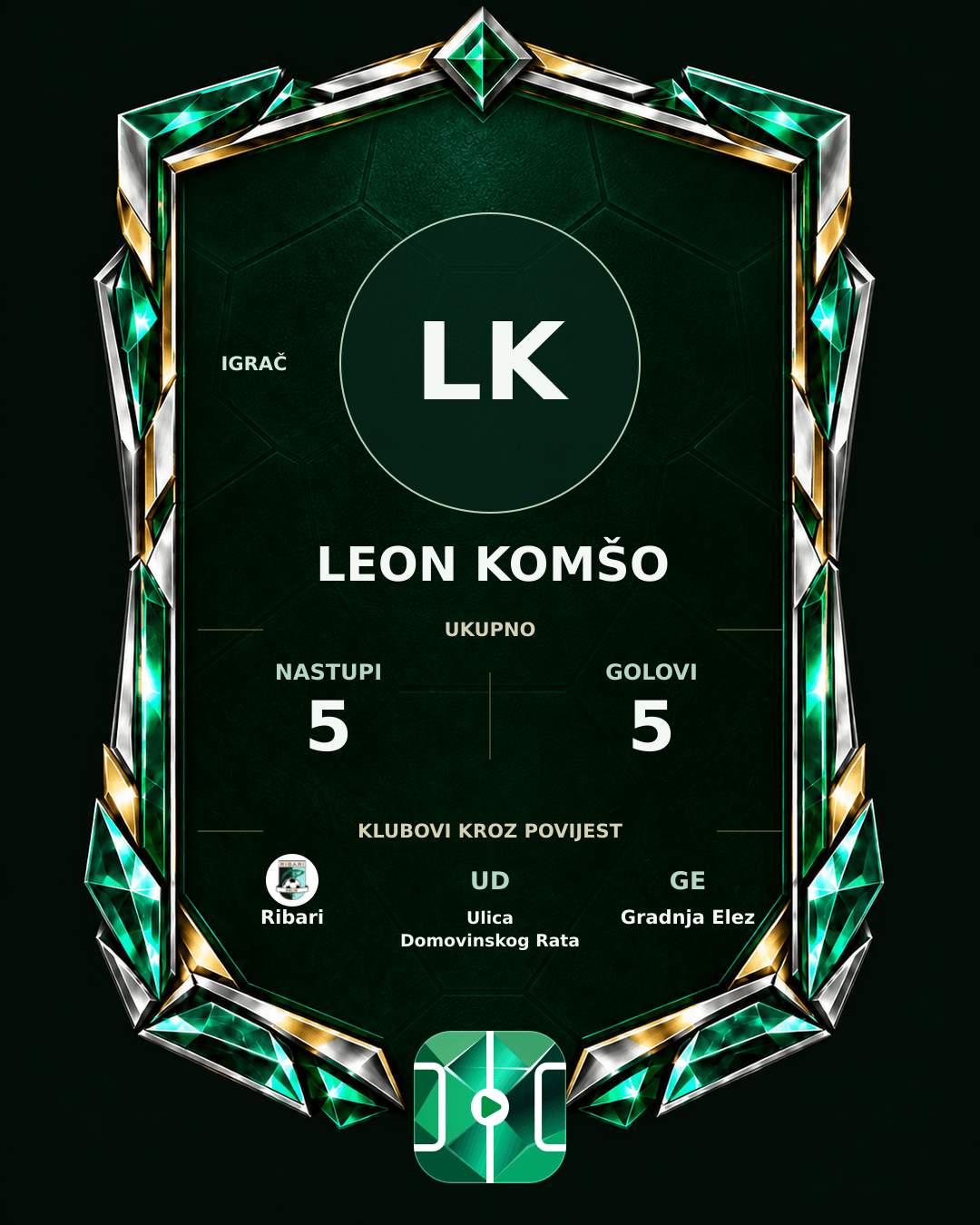 PLAYGRND grafika profila Leon Komšo