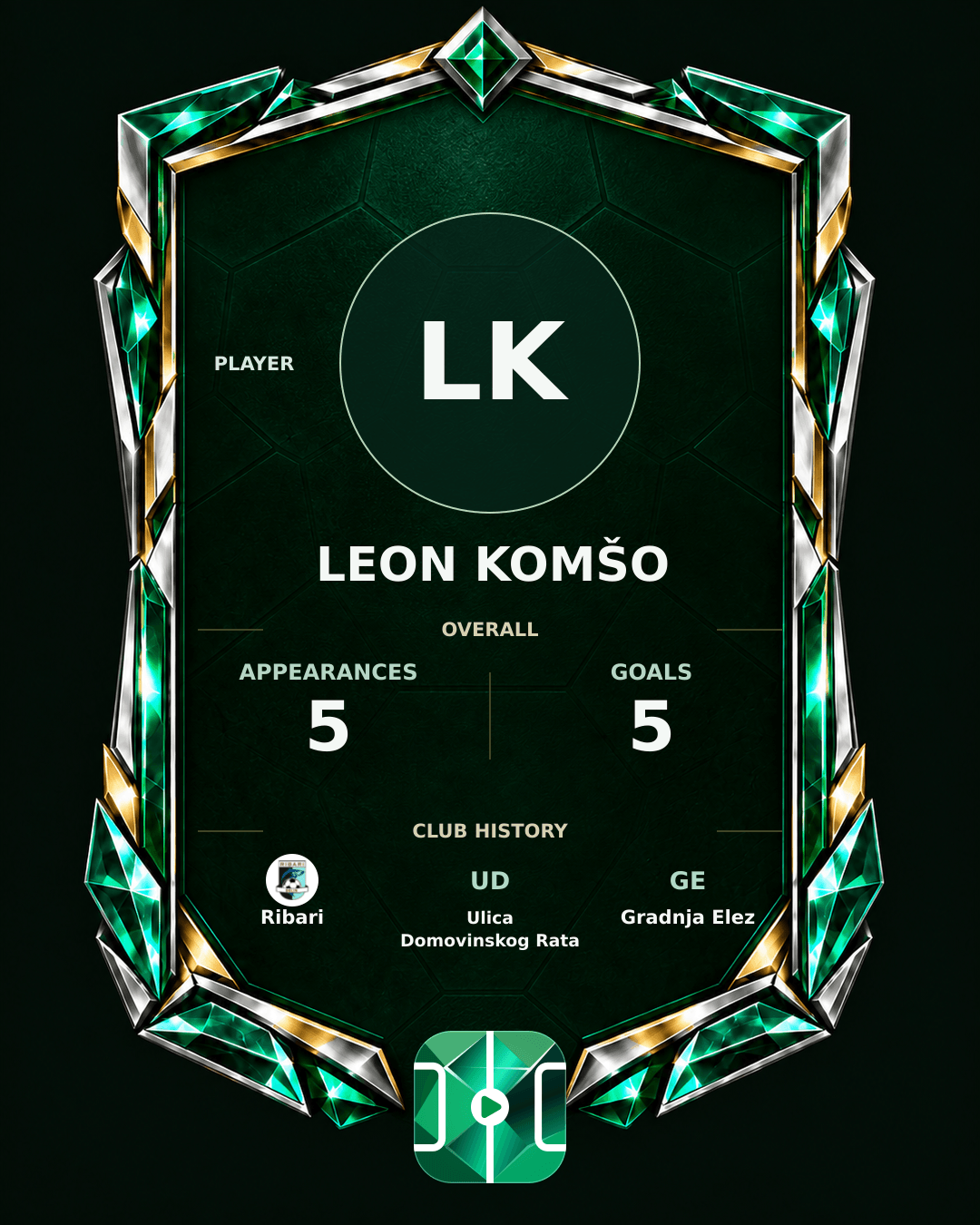 Leon Komšo's PLAYGRND profile graphic