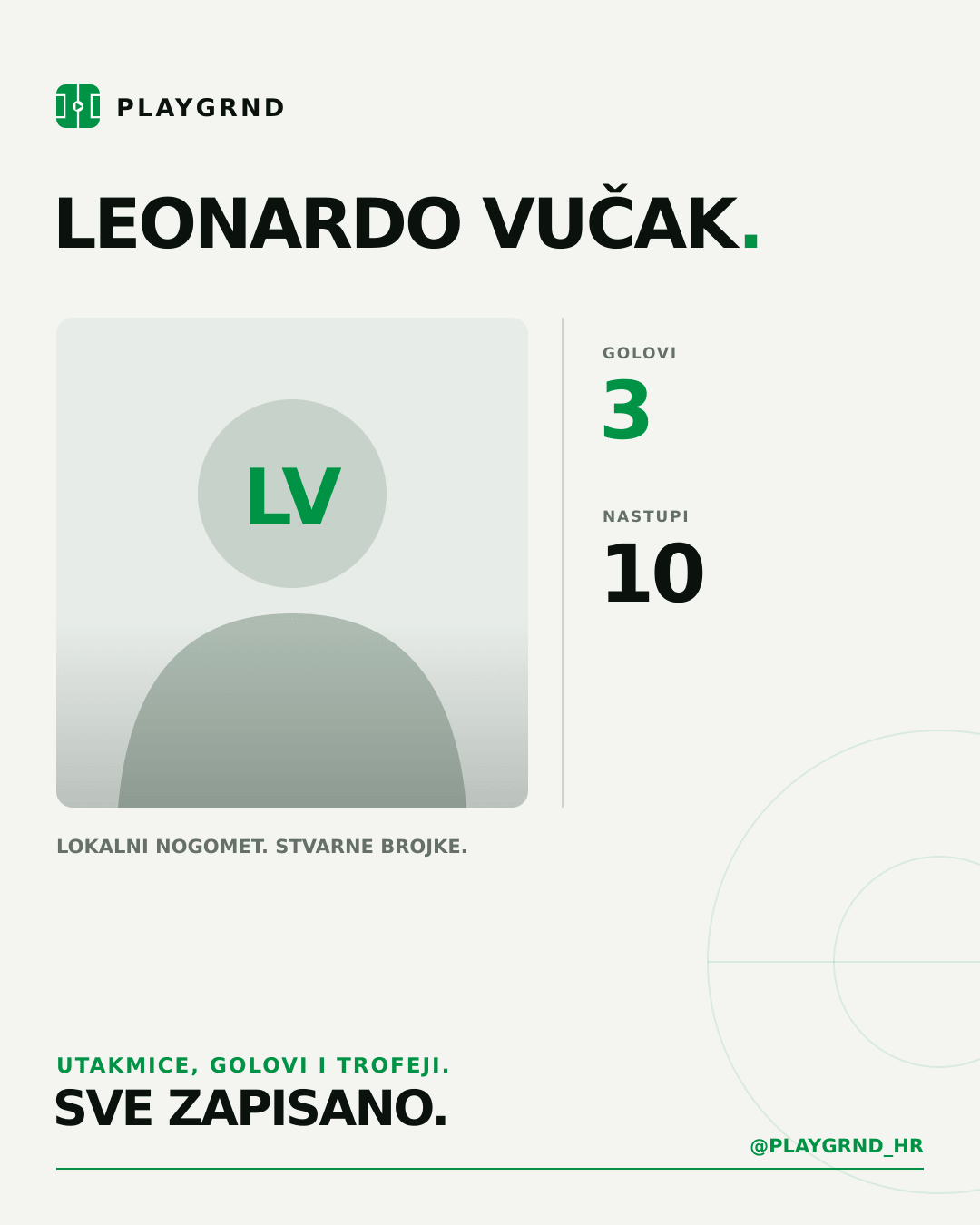 PLAYGRND grafika profila Leonardo Vučak