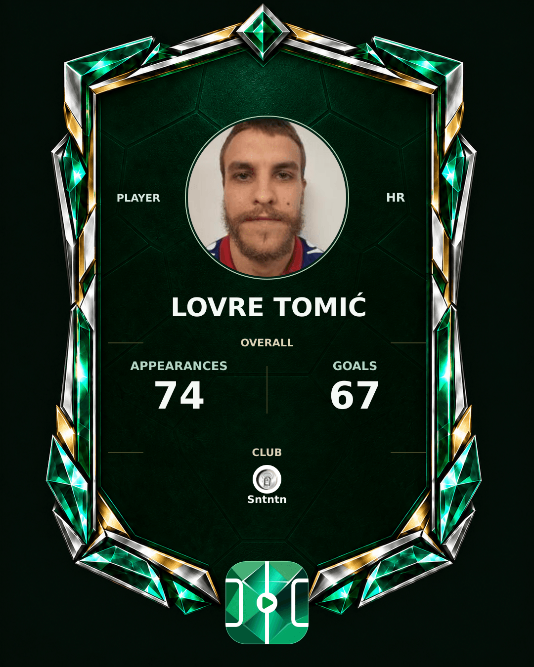 Lovre Tomić's PLAYGRND profile graphic
