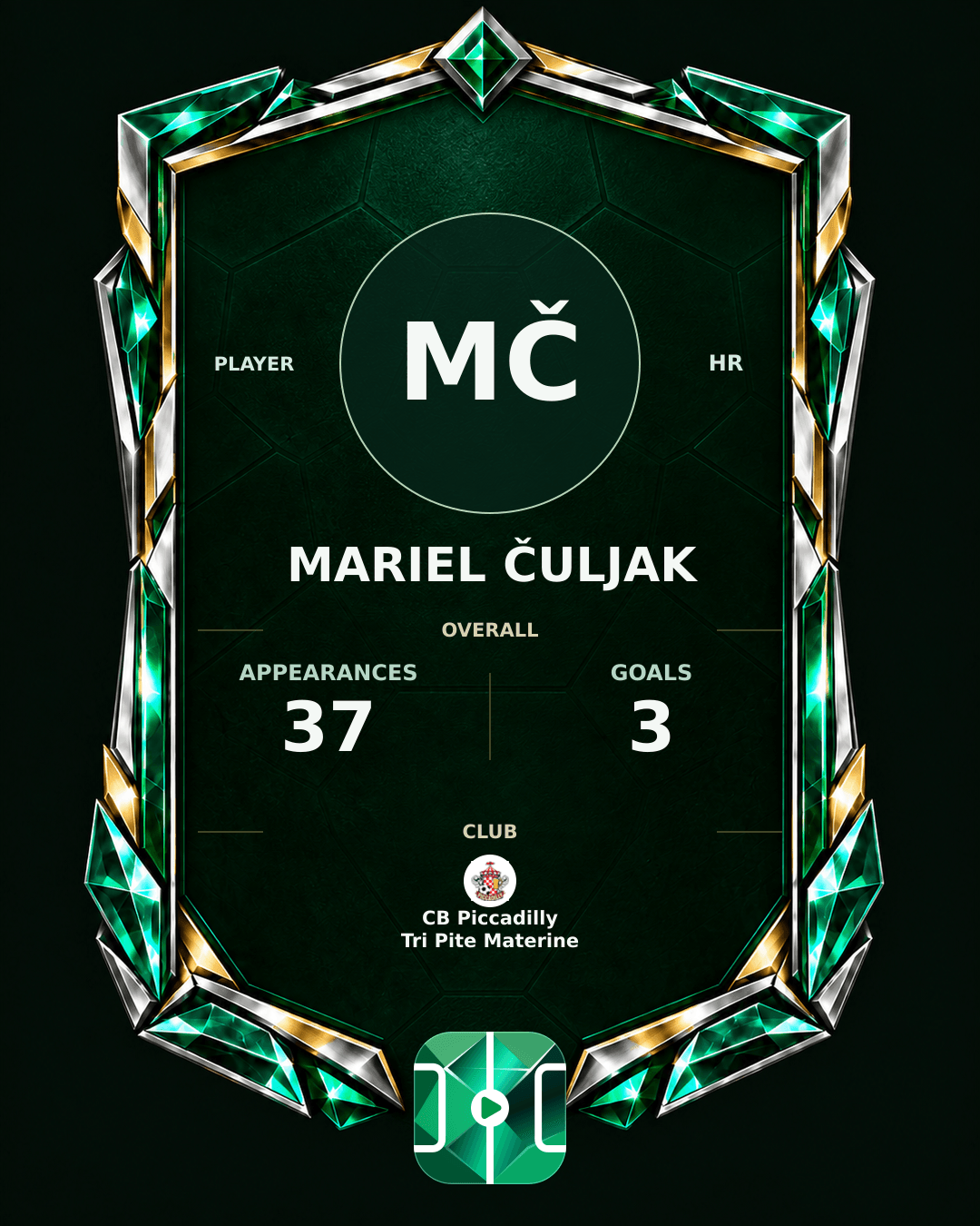 Mariel Čuljak's PLAYGRND profile graphic