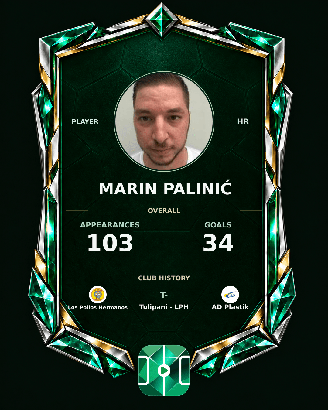 Marin Palinić's PLAYGRND profile graphic
