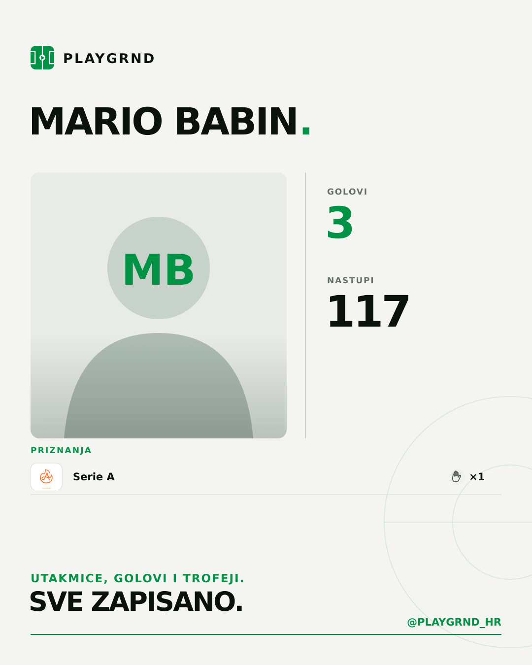 PLAYGRND grafika profila Mario Babin
