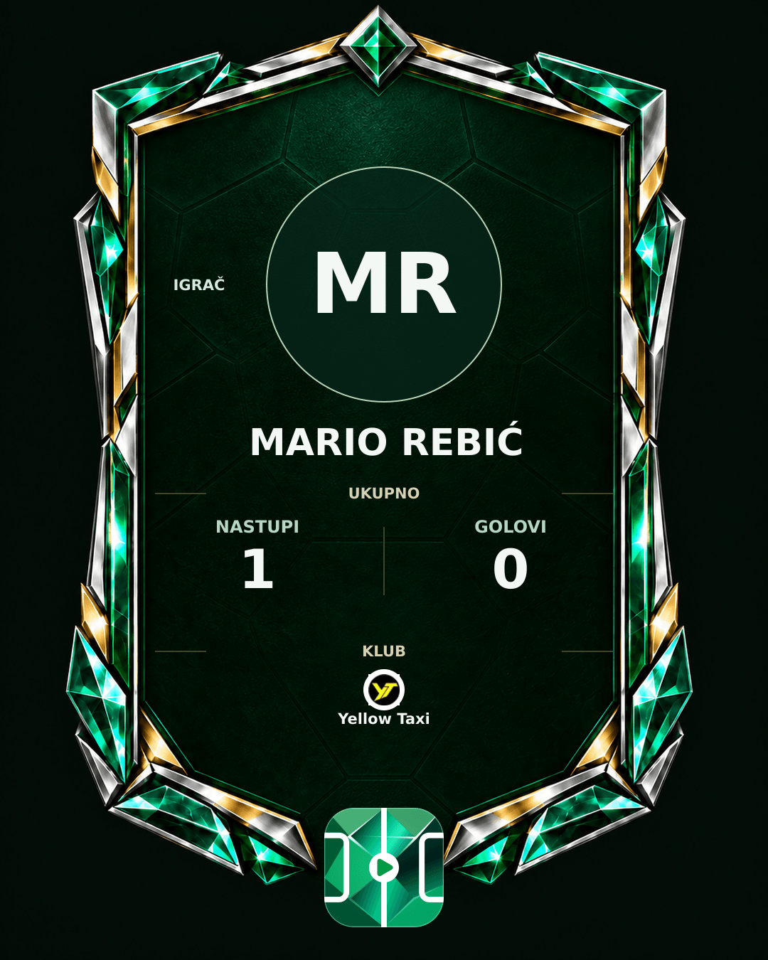 PLAYGRND grafika profila Mario Rebić
