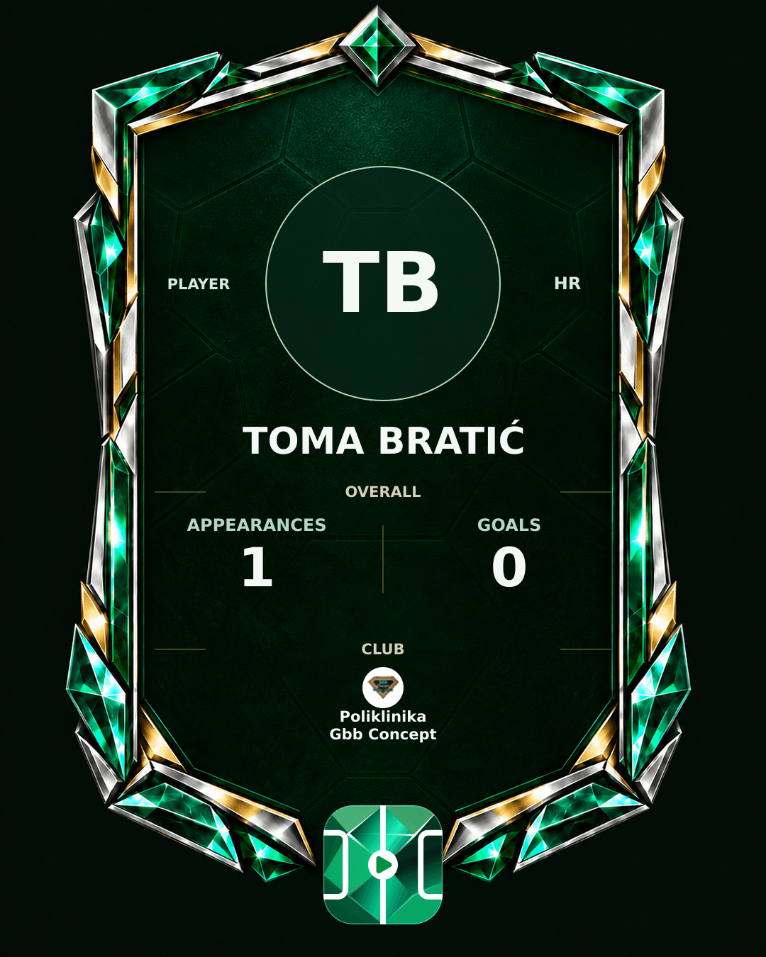 Toma Bratić's PLAYGRND profile graphic