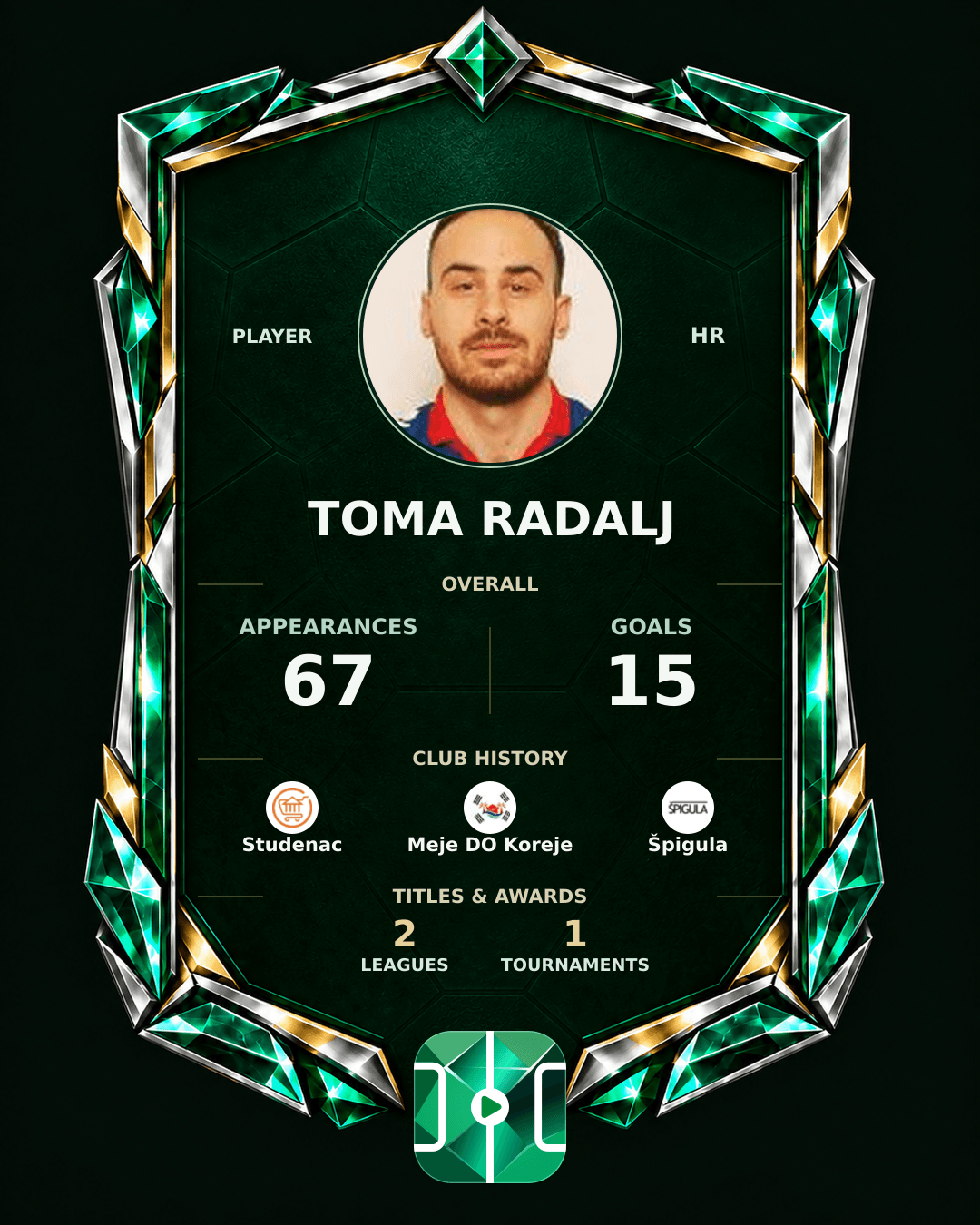 Toma Radalj's PLAYGRND profile graphic
