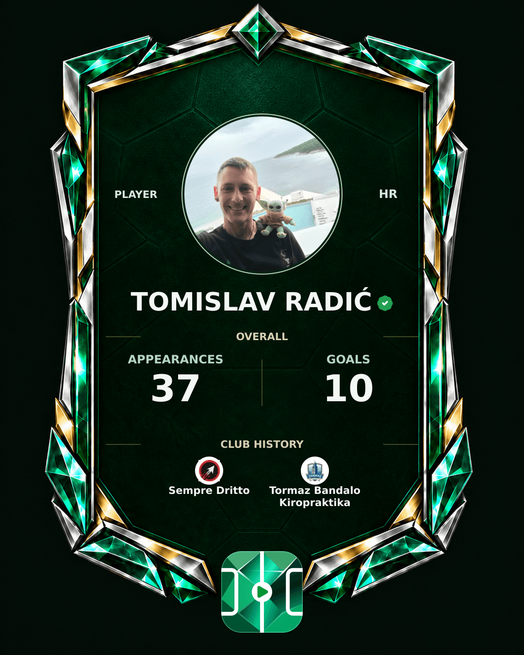 Tomislav Radić's PLAYGRND profile graphic