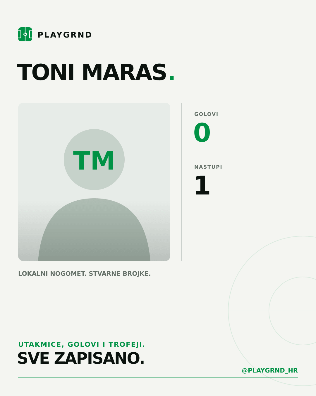 Toni Maras's PLAYGRND profile graphic