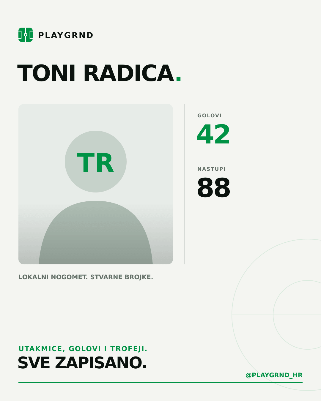 PLAYGRND grafika profila Toni Radica