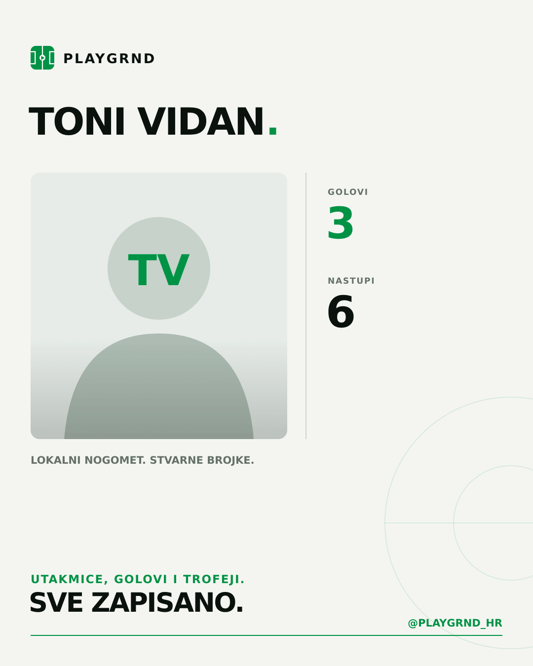 Toni Vidan's PLAYGRND profile graphic