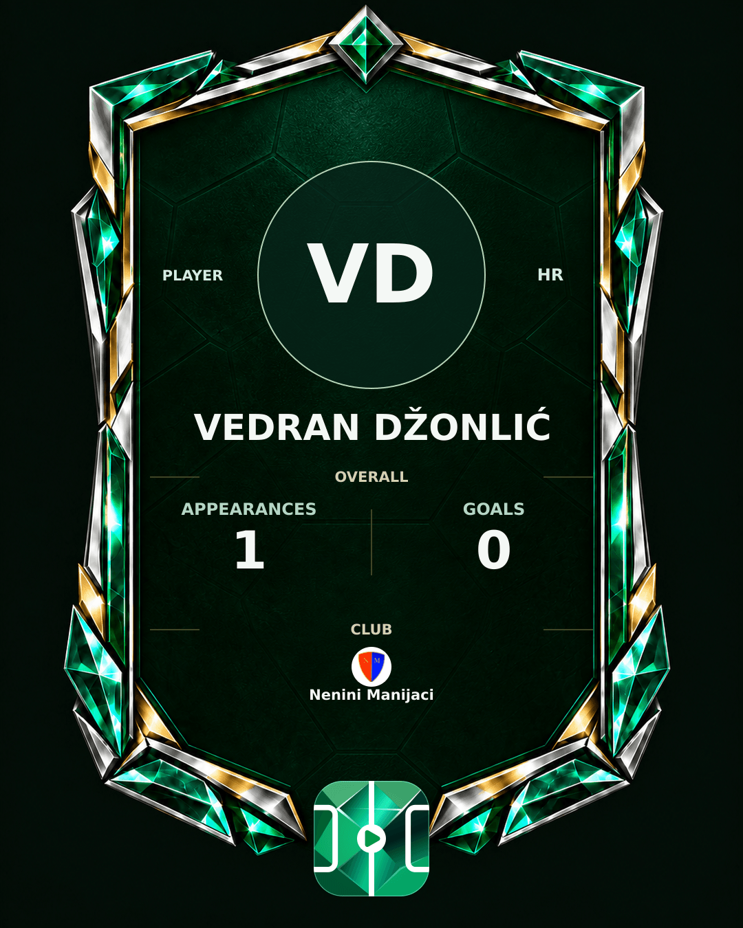 Vedran Džonlić's PLAYGRND profile graphic