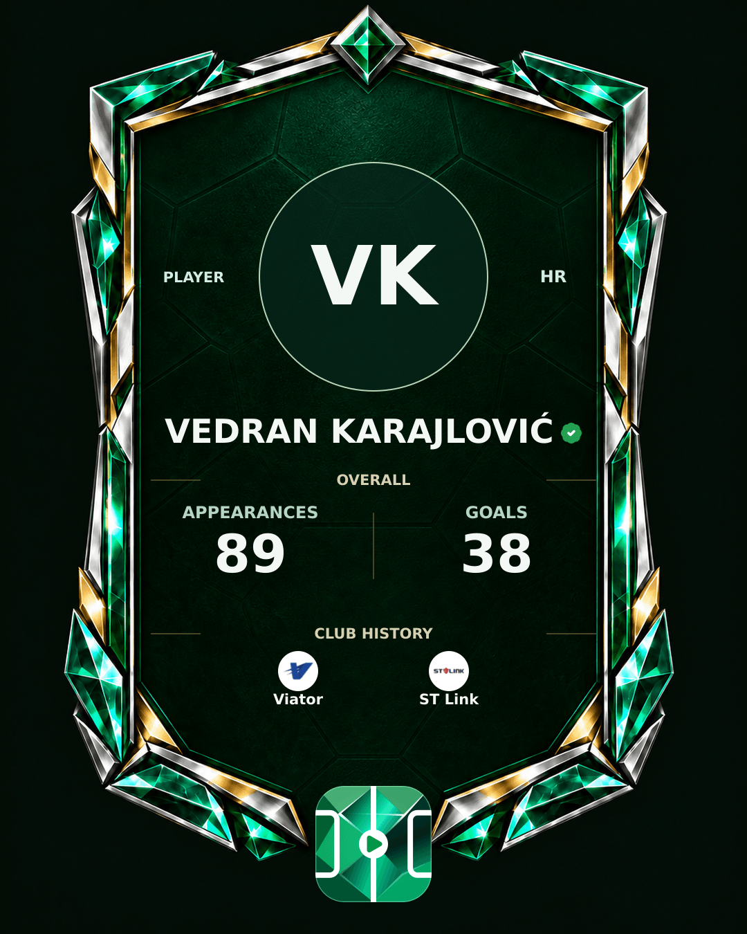 Vedran Karajlović's PLAYGRND profile graphic