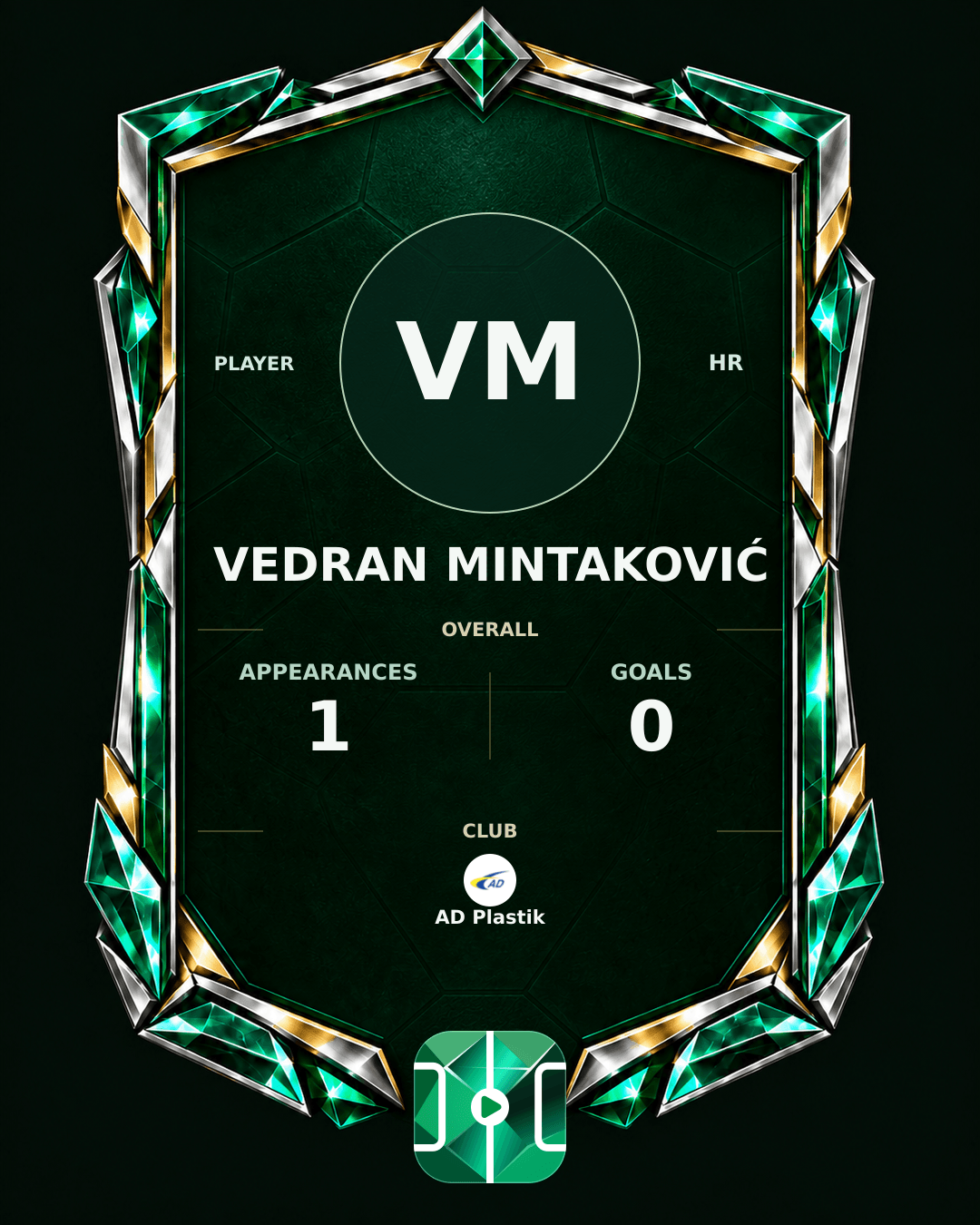 Vedran Mintaković's PLAYGRND profile graphic